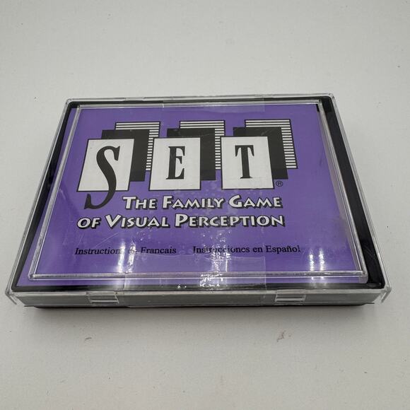 Vintage SET Family Game of Visual Perception Mensa Award French Spanish English - Picture 2 of 4